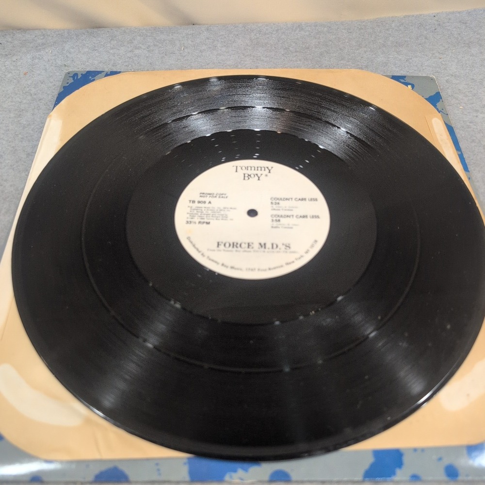 Force M.D.'s Couldn't Care Less 12" Vinyl Single Tommy Boy TB 909 1987 Promo - Picture 5 of 6